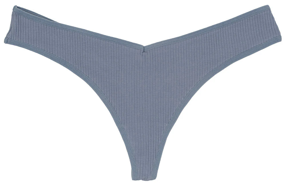 Cotton Rib Thong-Last Chance! - Image 5