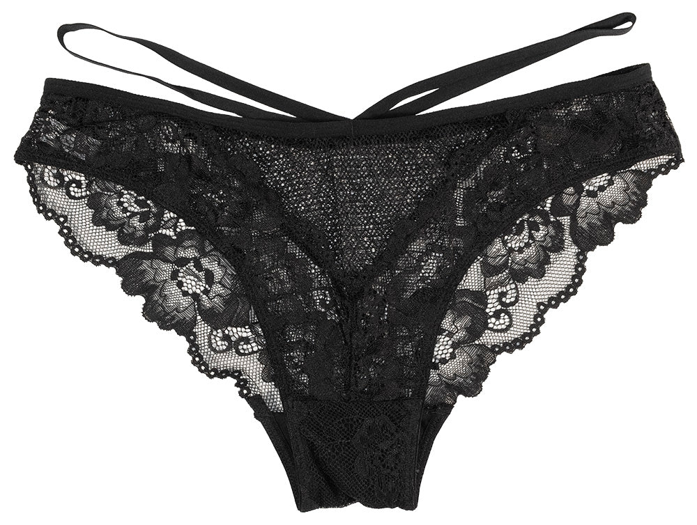 Floral Lace and Mesh Cheeky - Image 5