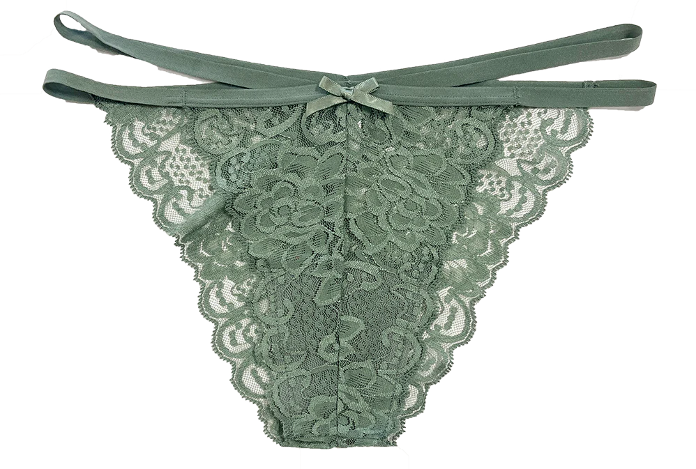 Lace Cheeky with Elastic Straps, XS-2X - Image 13