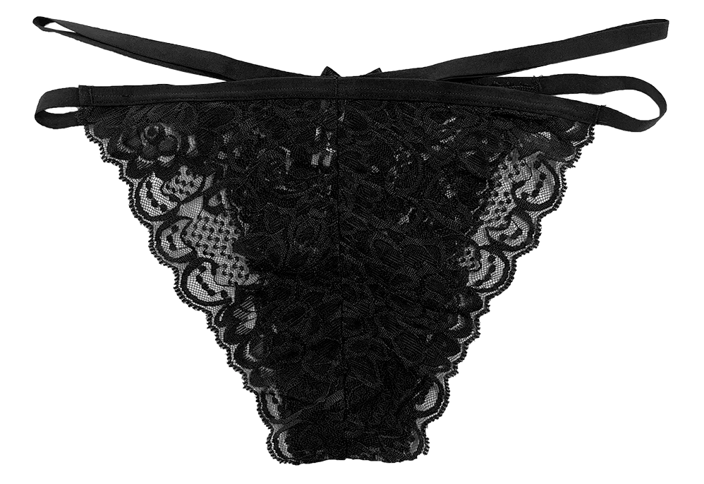 Lace Cheeky with Elastic Straps, XS-2X - Image 14