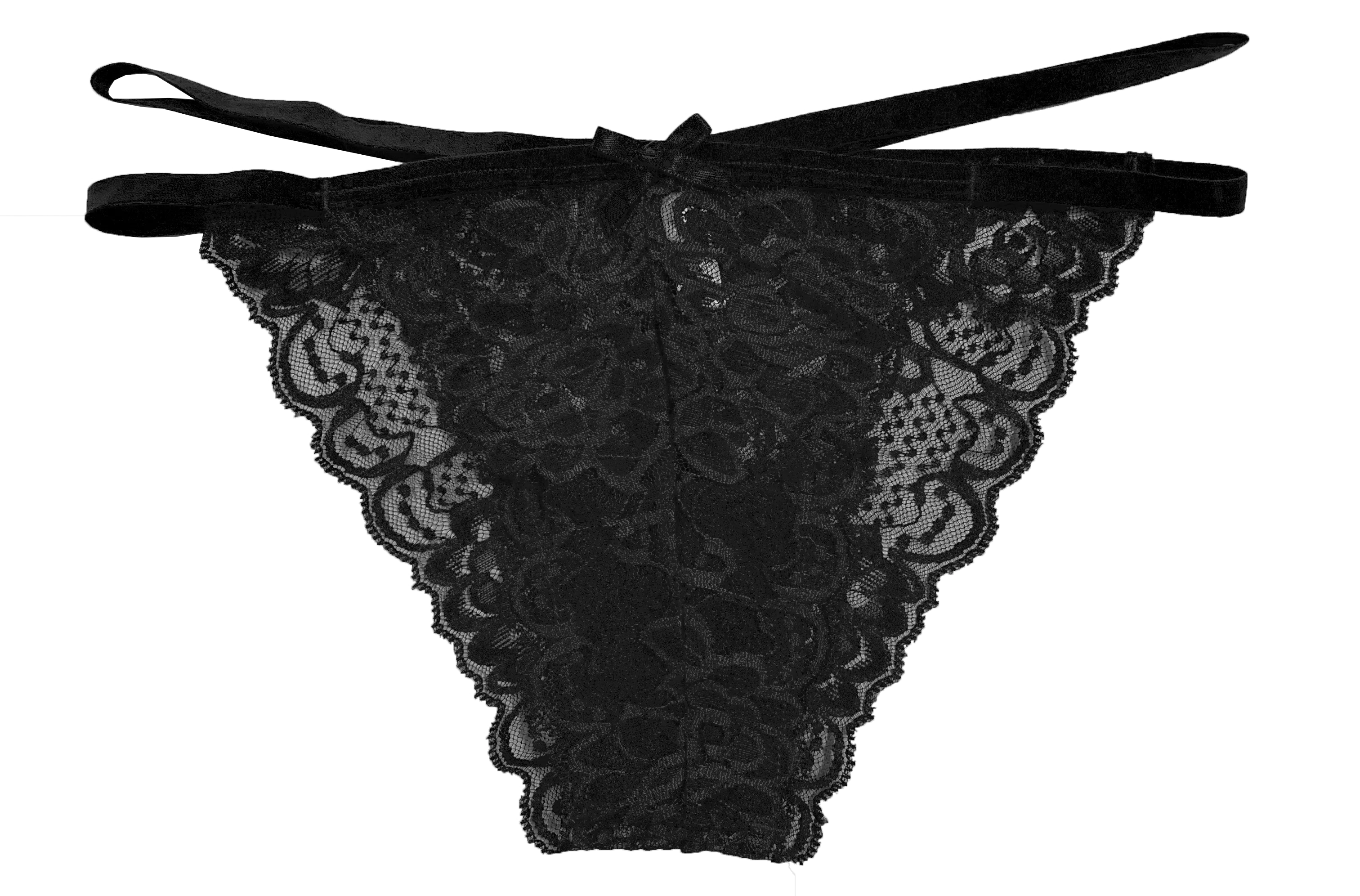Lace Cheeky with Elastic Straps, XS-2X - Image 3