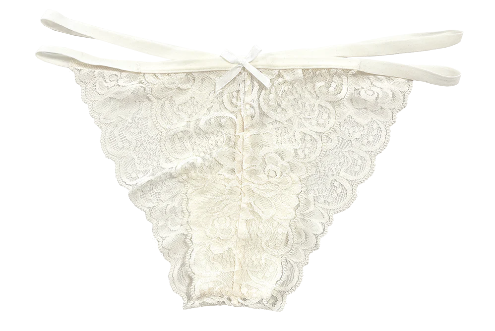 Lace Cheeky with Elastic Straps, XS-2X - Image 4