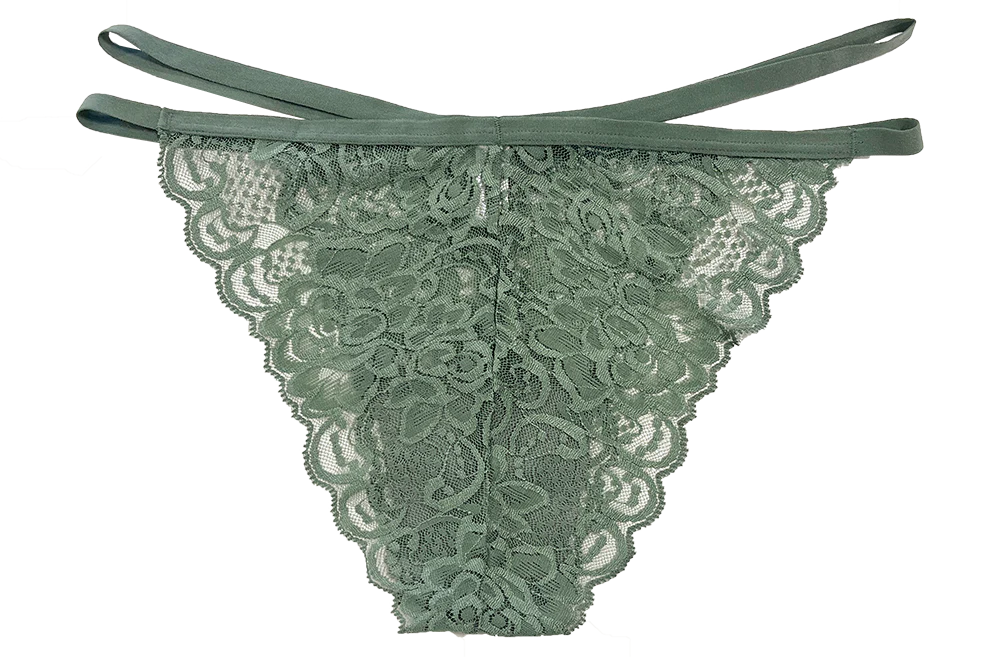 Lace Cheeky with Elastic Straps, XS-2X - Image 6
