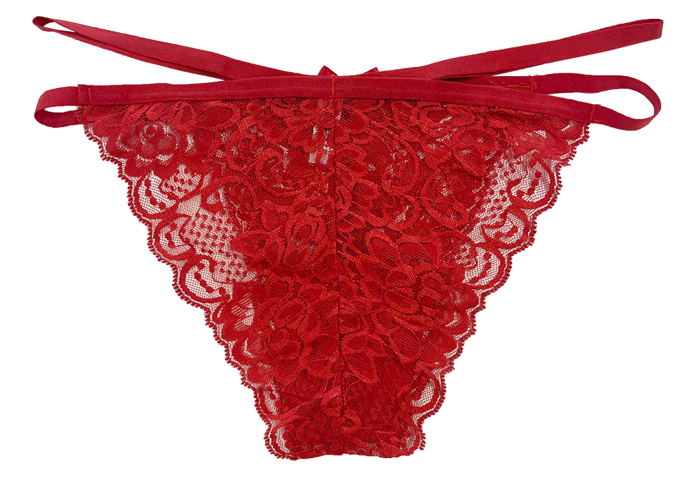 Lace Cheeky with Elastic Straps, XS-2X - Image 7