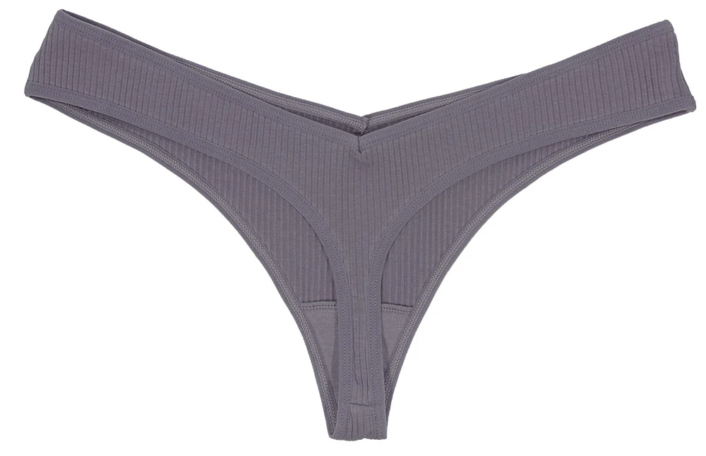 Cotton Rib Thong - Image 12