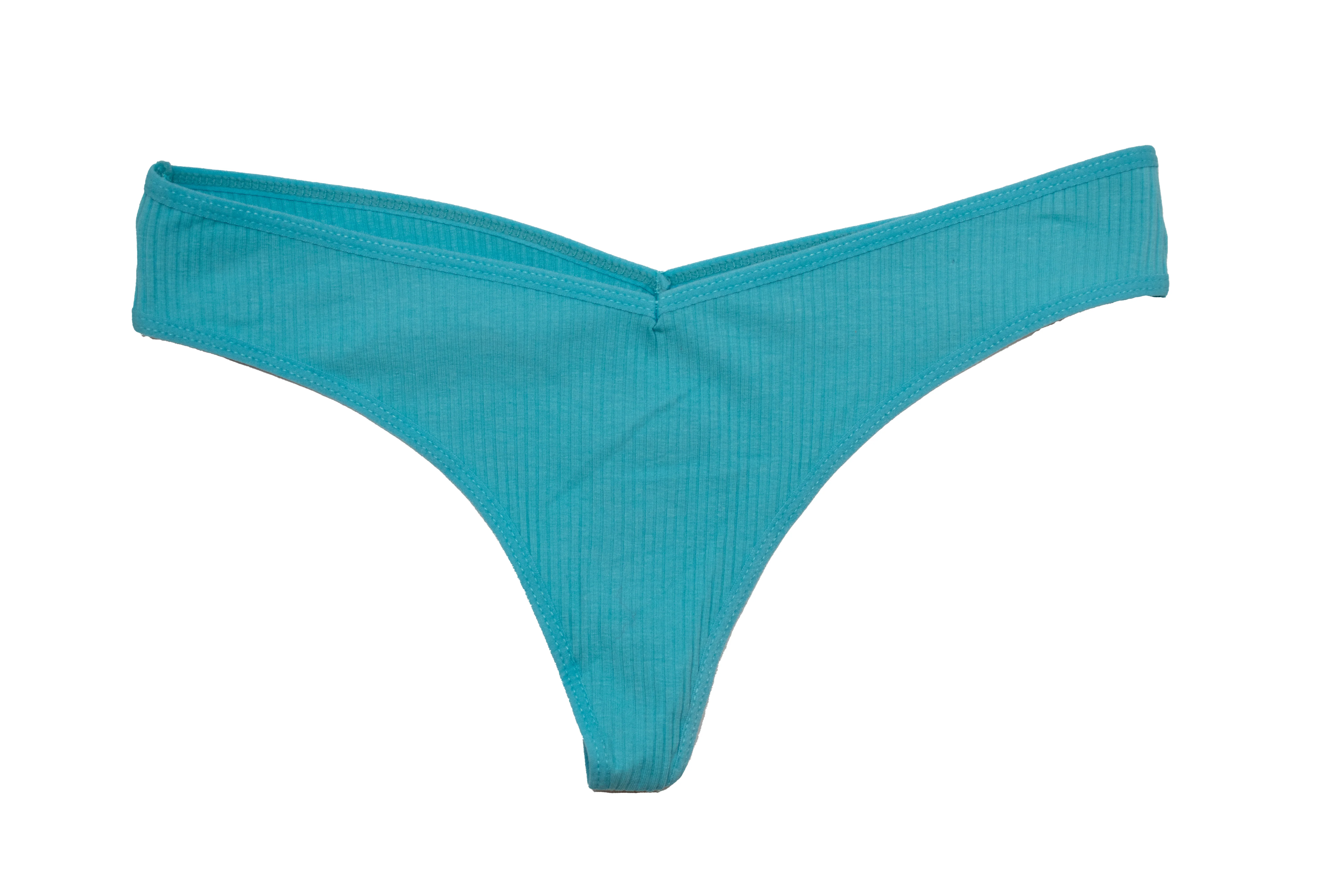 Cotton Rib Thong - Image 13