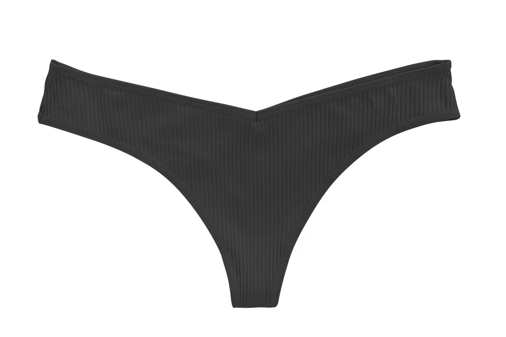 Cotton Rib Thong - Image 4