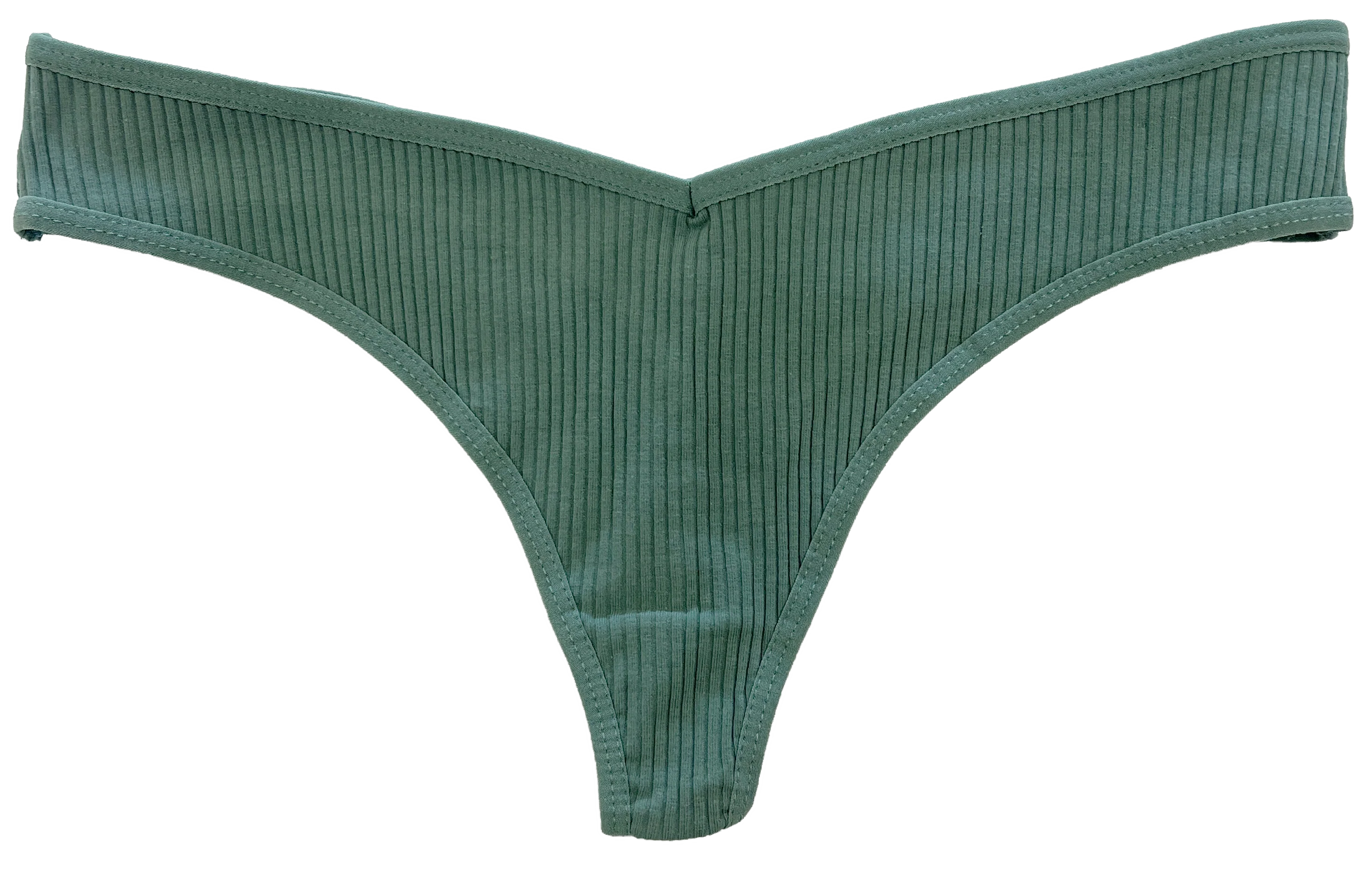 Cotton Rib Thong - Image 5
