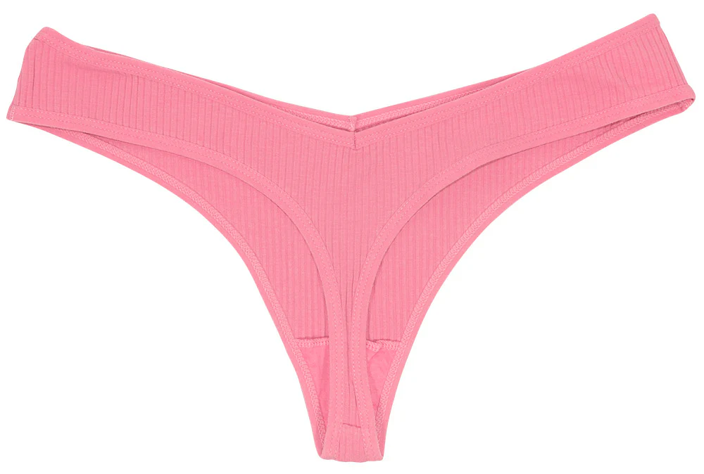 Cotton Rib Thong - Image 6