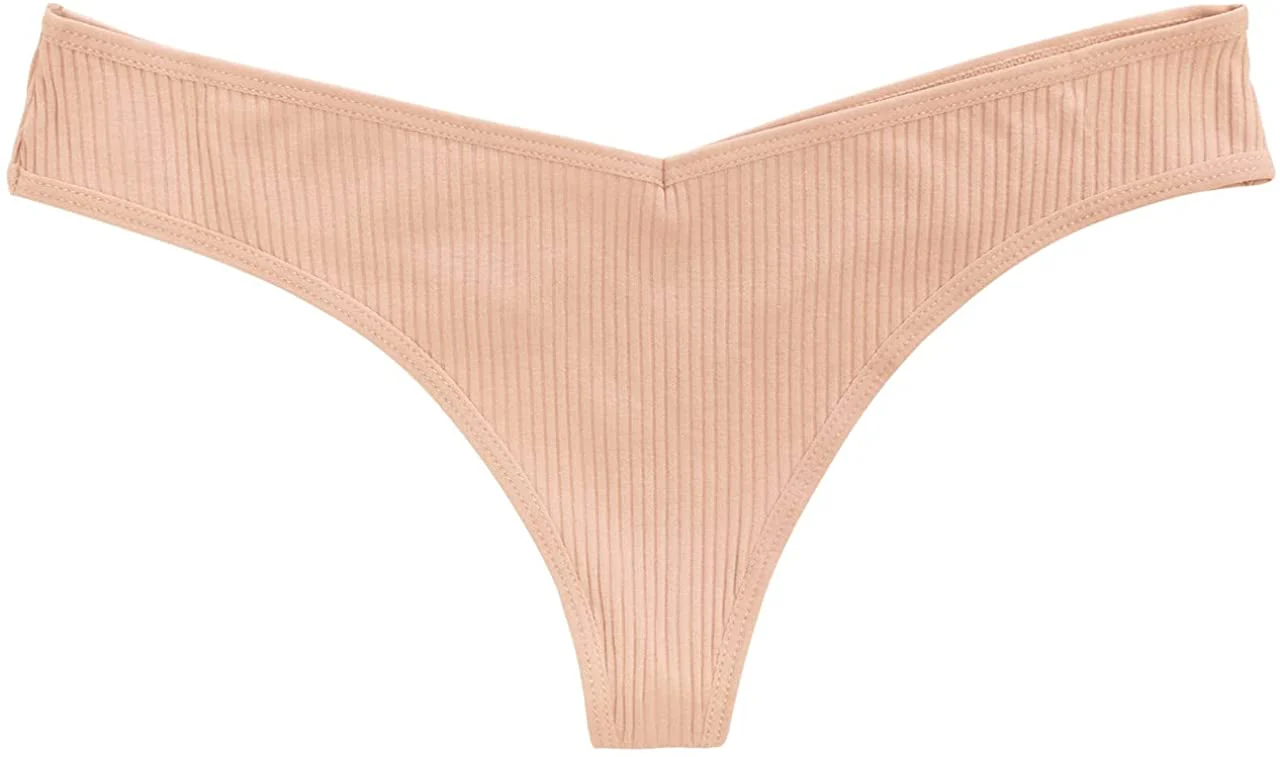 Cotton Rib Thong - Image 9