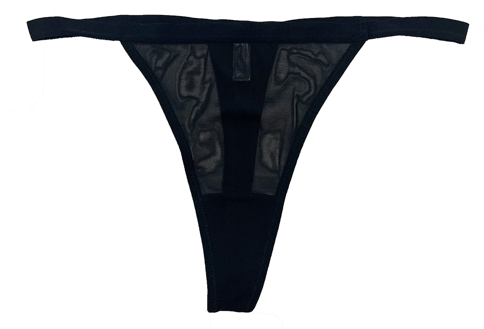 Mesh Thong with Elastic Waist, XS-2X - Buy More Save More - Image 3