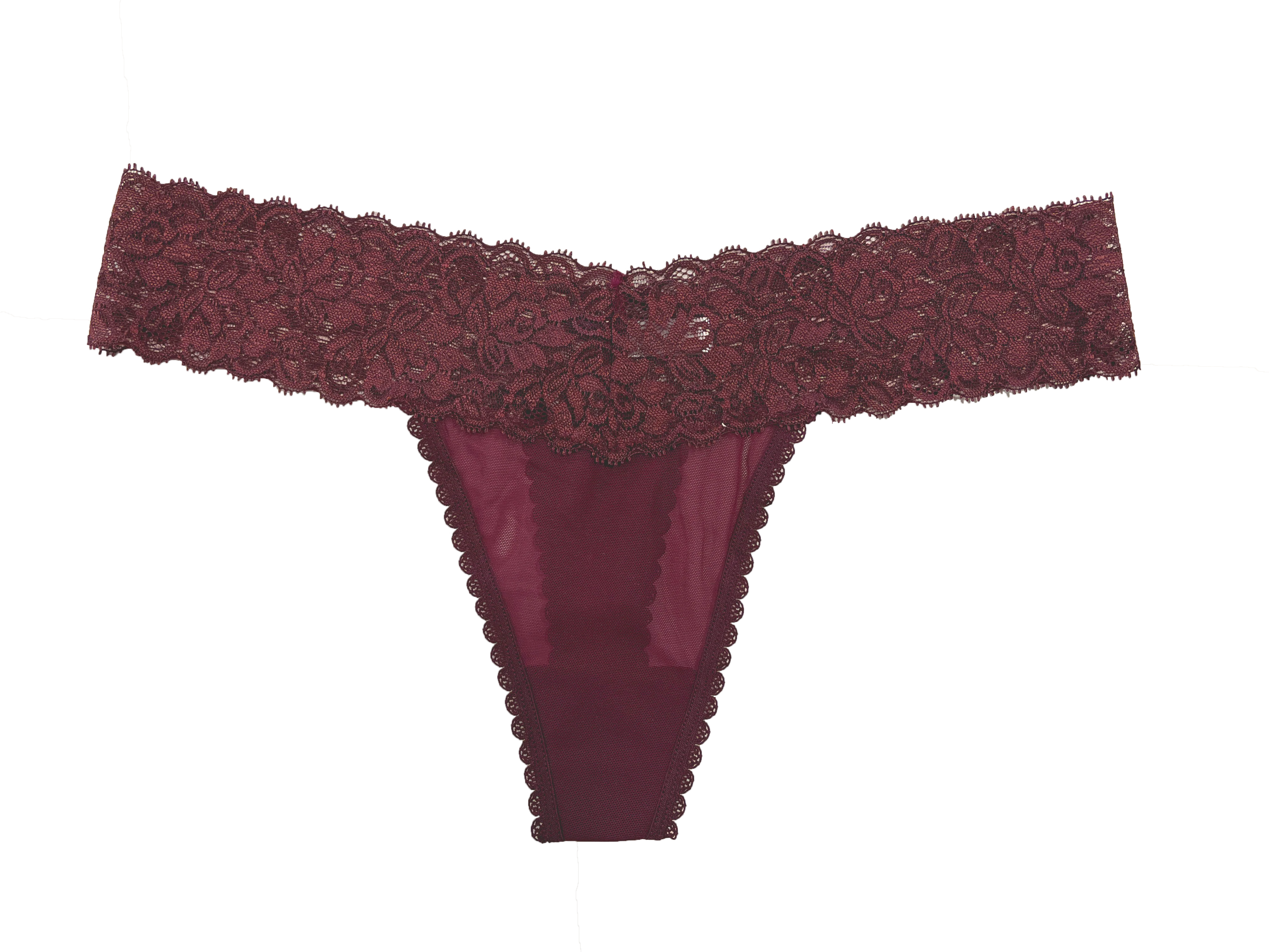 Mesh and Lace Classic Thong XS- 2X - Buy More Save More - Image 5
