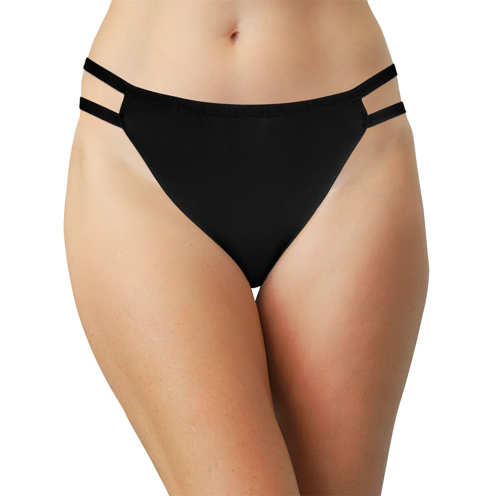 Soft Microfiber Thong with Double Elastic Sides - Buy More Save More - Image 12
