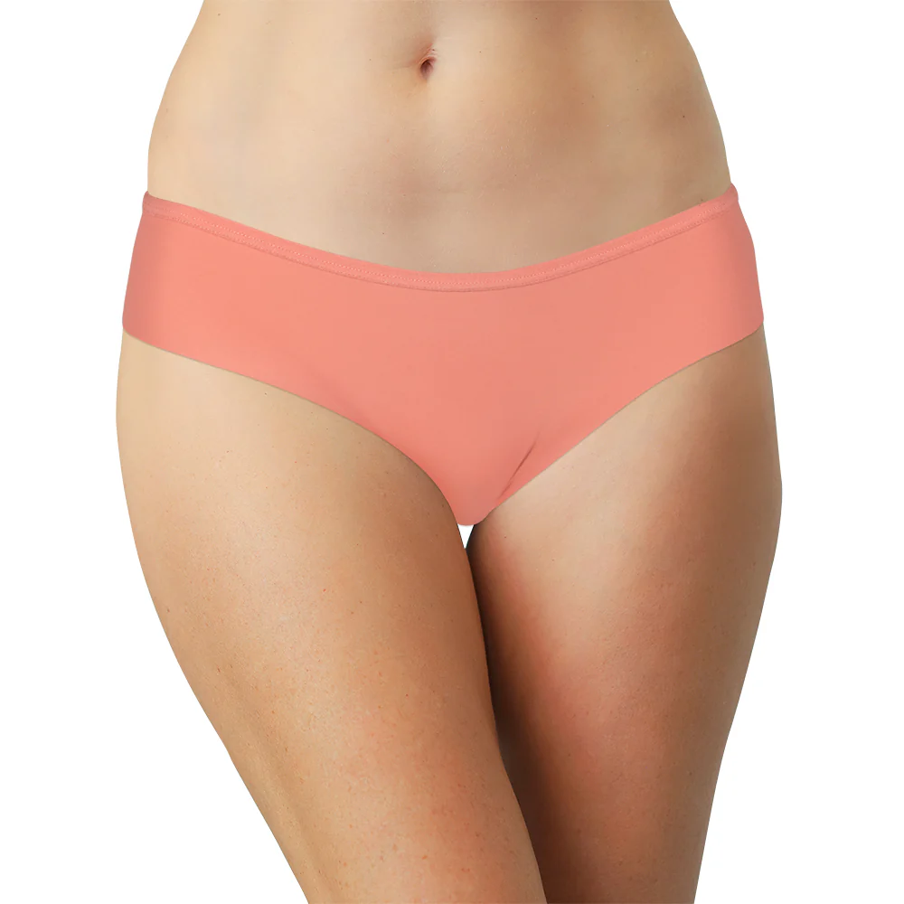 Pink Laser Cut Thong with Mesh Back - Image 3