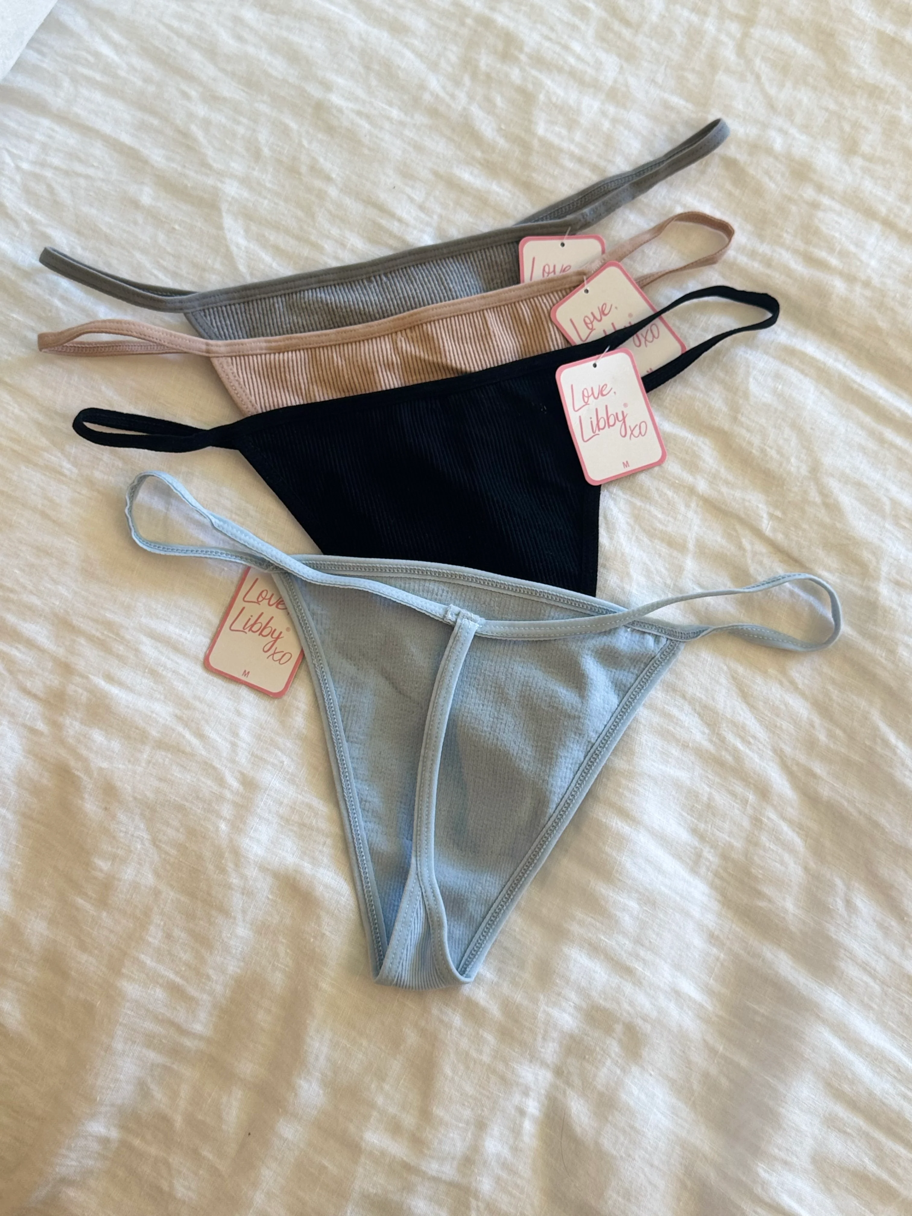 Seamless Rib Strappy Thong, XS-2X - Buy More Save More - Image 5