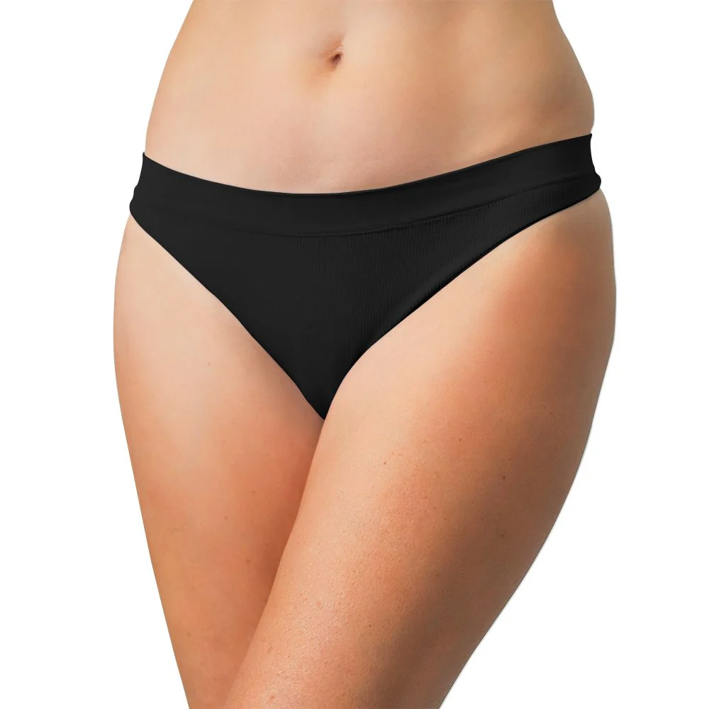 Seamless Ribbed Tag Free Thong - Buy More Save More - Image 11