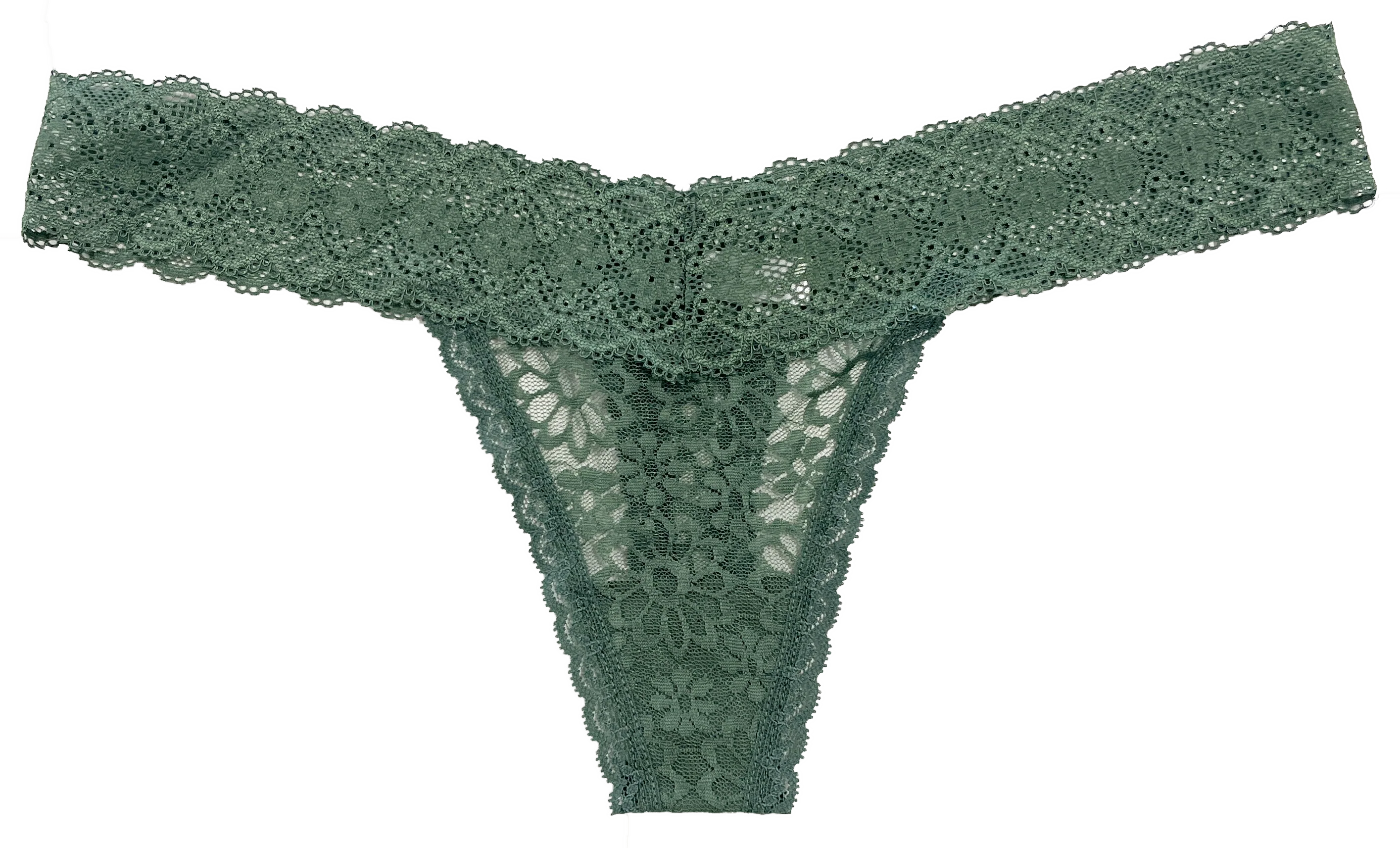 V-Front Lace Thong - Image 4
