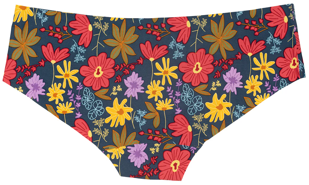 Vibrant Garden No Show Laser Cut Hipster - Image 4