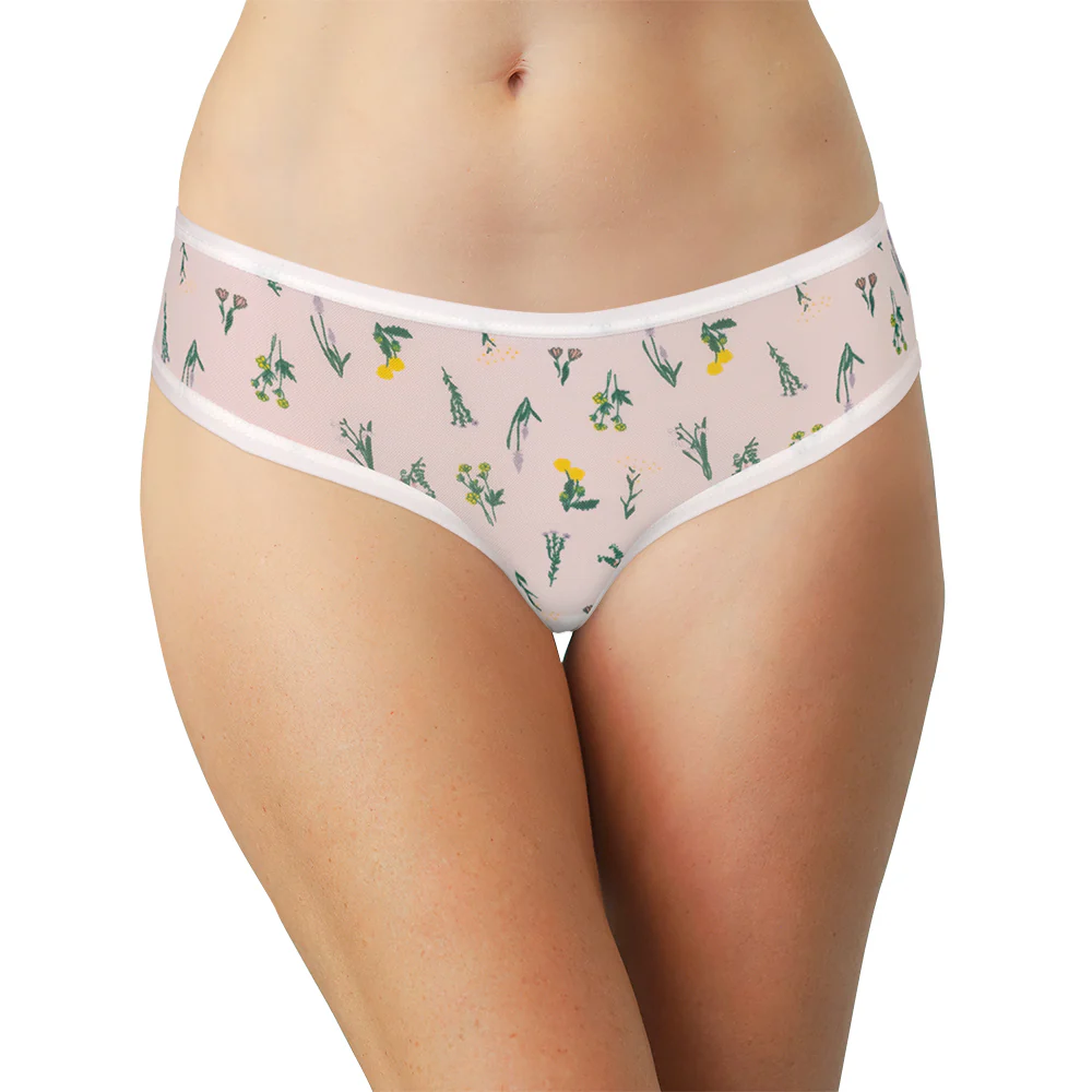 Sweet & Comfy White Mesh Thong - Image 3